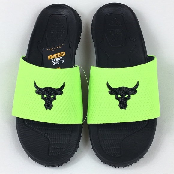 Under Armour Project Rock 2.0 Slides Black 3025237 men 9, 11, 13, 14 new main image 6